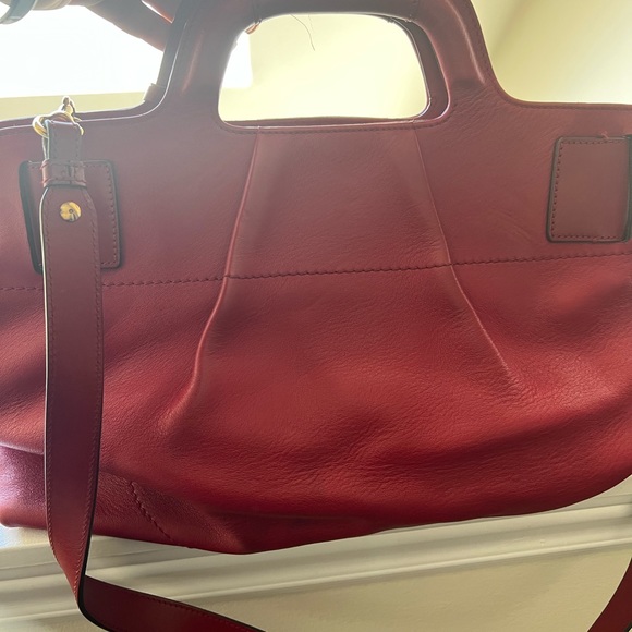Salvador Ferragamo red leather bag - excellent condition + dust bag - Picture 5 of 10